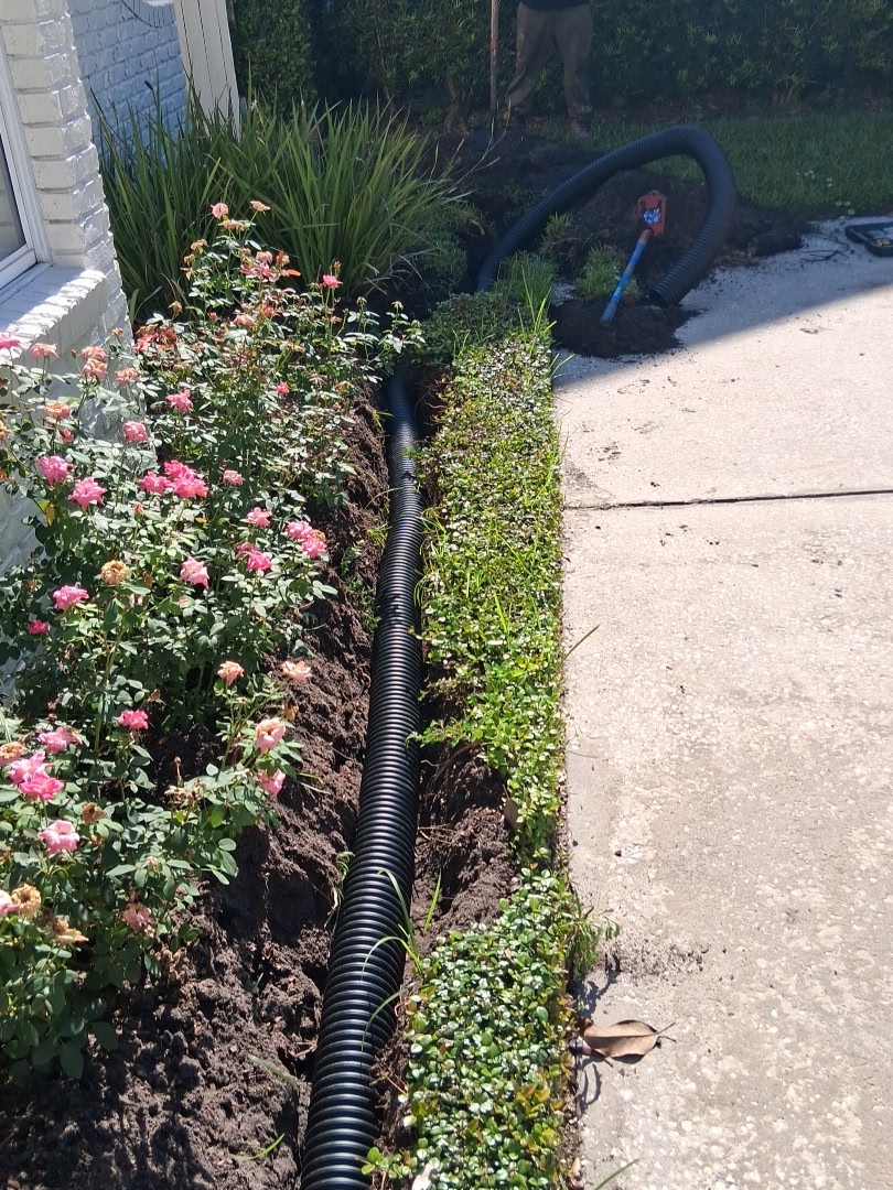PMH Services drainage installation in progress